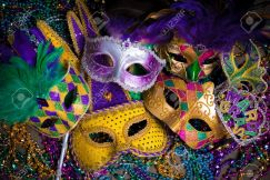 44669960-A-group-of-venetian-mardi-gras-mask-or-disguise-on-a-dark-background-Stock-Photo